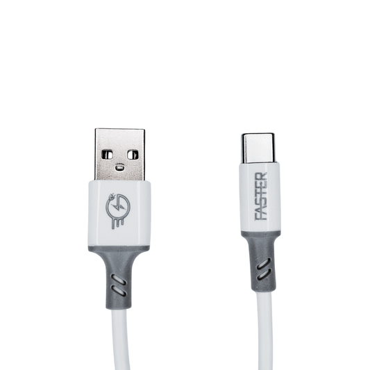 Faster FC - TP3 Pro Type - C Fast Charging Data Cable | 3.0A | 1000mm | High - Speed Data Transfer - Zenty Tech