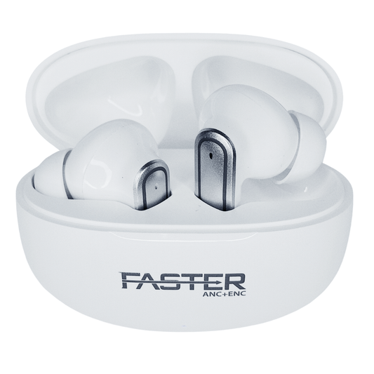 Faster QuestX FBT - 440 ANC + ENC Earbuds (28dB Noise Reduction, Quad Mic, Bluetooth 5.3, 10mm Drivers, IPX4 Waterproof, Fast Charging) - Zenty Tech