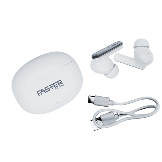 Faster QuestX FBT - 440 ANC + ENC Earbuds (28dB Noise Reduction, Quad Mic, Bluetooth 5.3, 10mm Drivers, IPX4 Waterproof, Fast Charging) - Zenty Tech