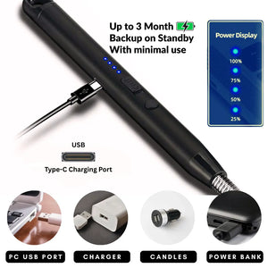 Smart Electric Arc Lighter (USB-C Rechargeable) - Zenty Tech