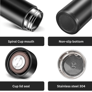 Smart LED Temperature Water Bottle – 500ml