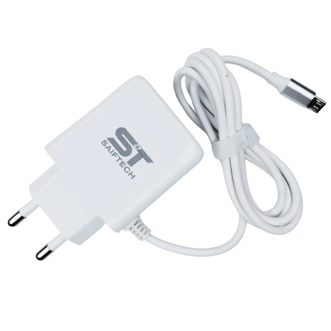 Zenty Tech 45W Dual USB Fast Charger with Android Cable – Smart IC Protection | 4.5A Output | Safe & Heat - Proof Adapter - Zenty Tech